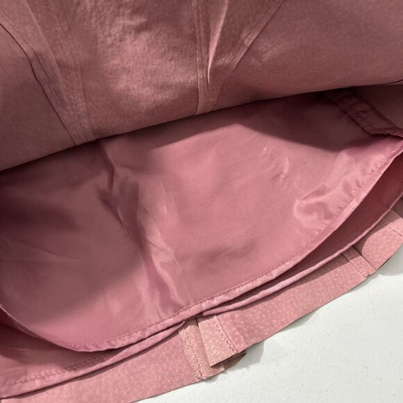 Eyeshadow Mini Skirt Womens 3 or 4 Pink Suede Pleated Barbiecore‎ Y2K Grunge - Picture 7 of 7
